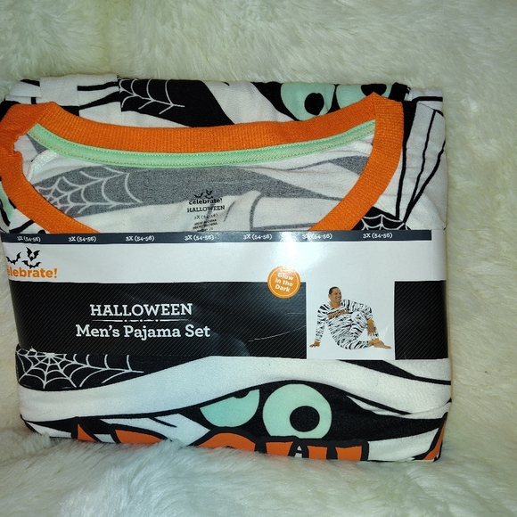 Mens 3x PJs Halloween - Picture 1 of 1